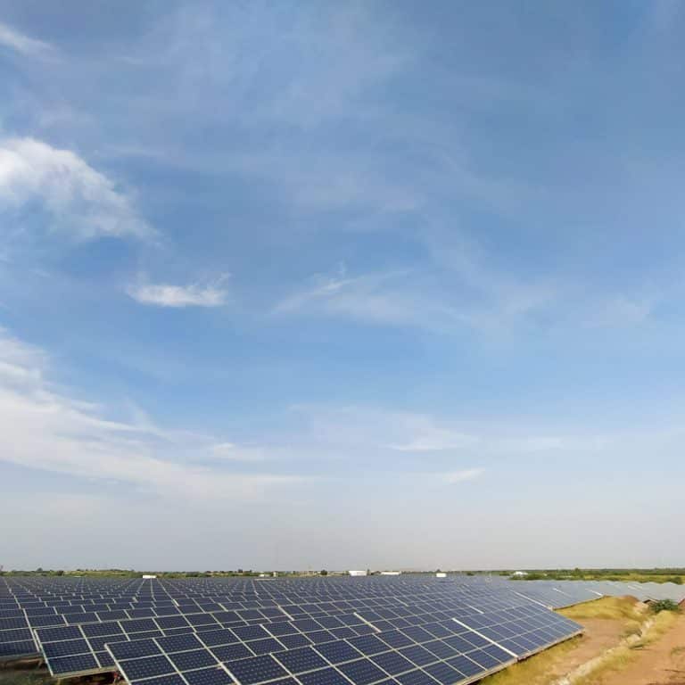 Ground based Solar Panel Plant in Gujarat